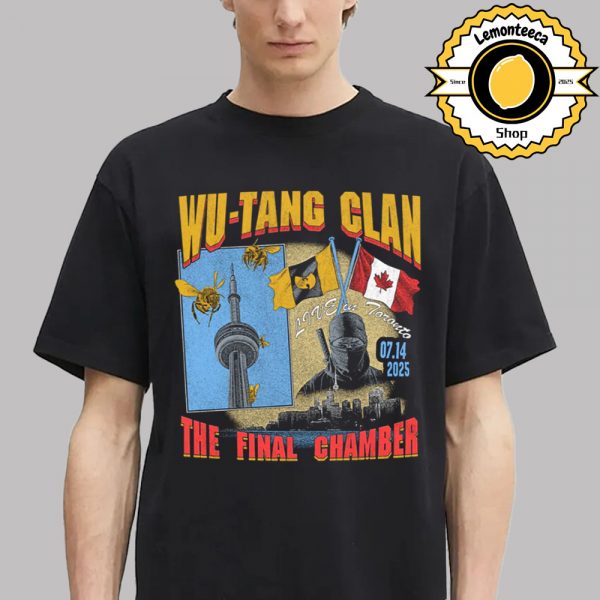 Wu Tang Clan Final Chamber Tour 2025 Exclusive Tee In Toronto At Scotiabank Arena On July 14 2025 Unisex T-Shirt